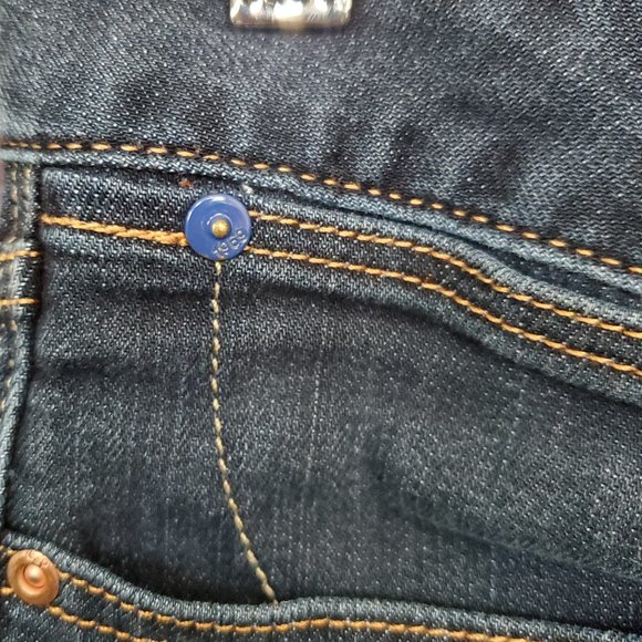 GAP 1969 Always Skinny low rise dark wash jeans - Picture 4 of 10